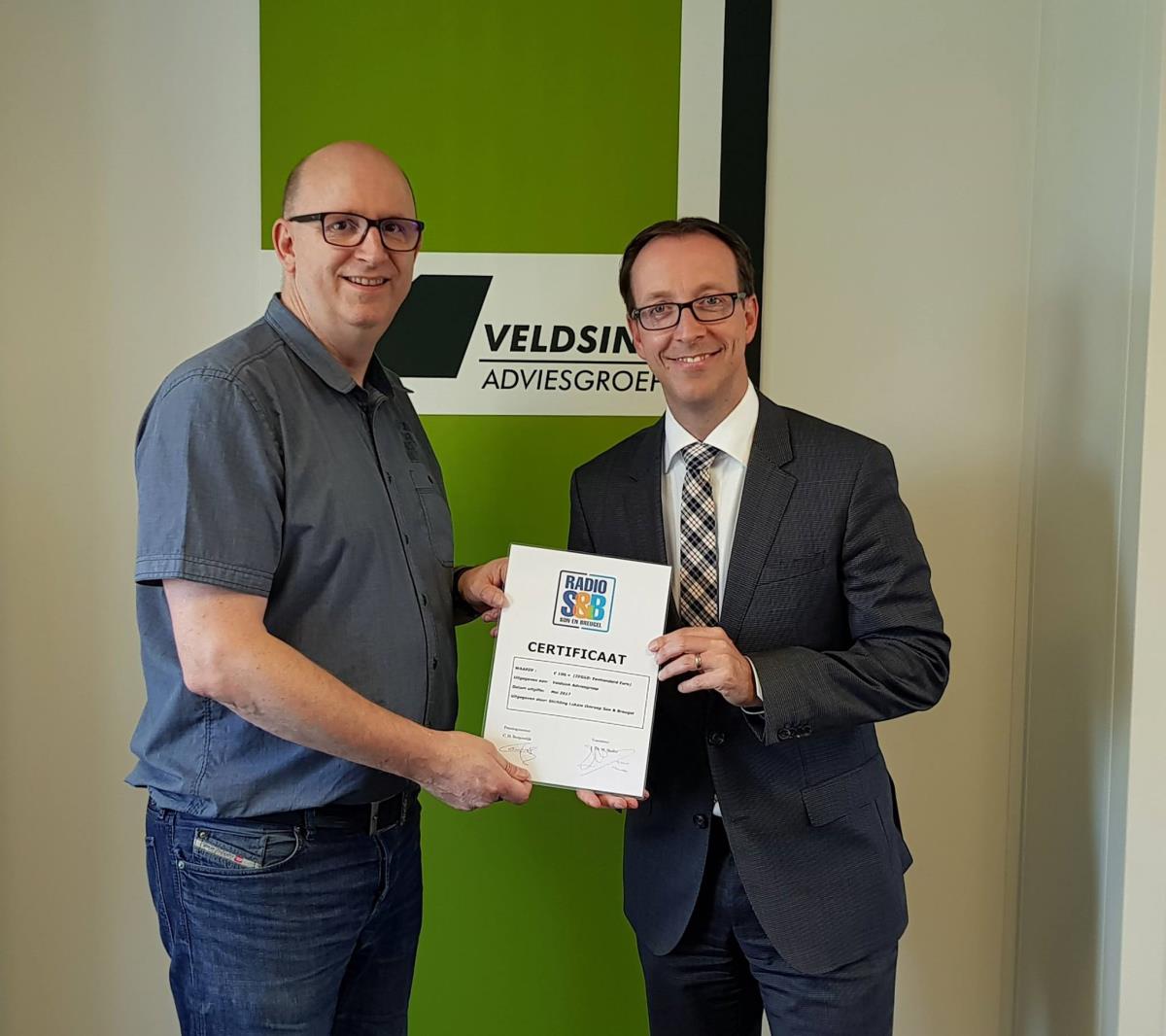 certificaat Veldsink certificaat Veldsink